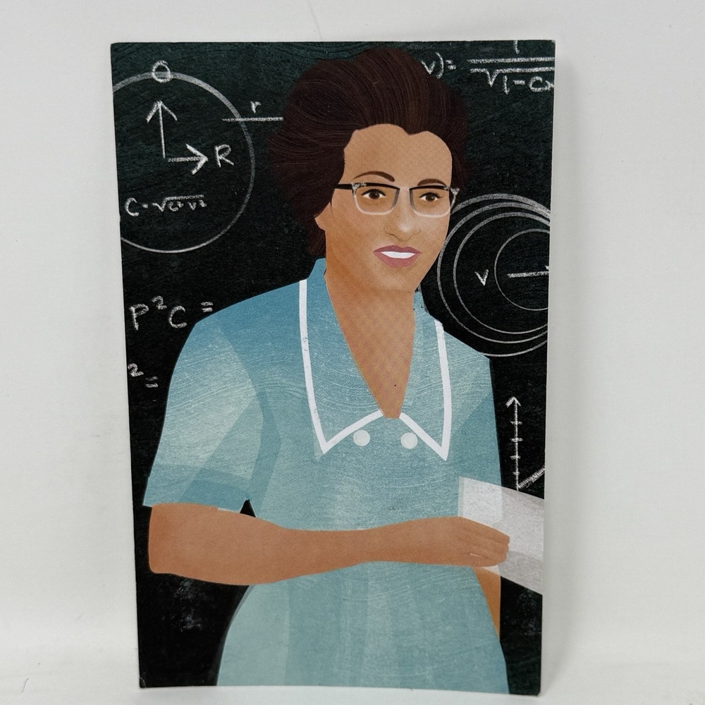 Postcard Katherine Johnson - Brave Black First --- UNPOSTED  Smithsonian 2020